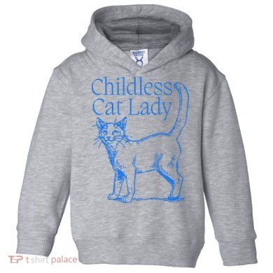 Meidastouch Childless Cat Lady Toddler Hoodie