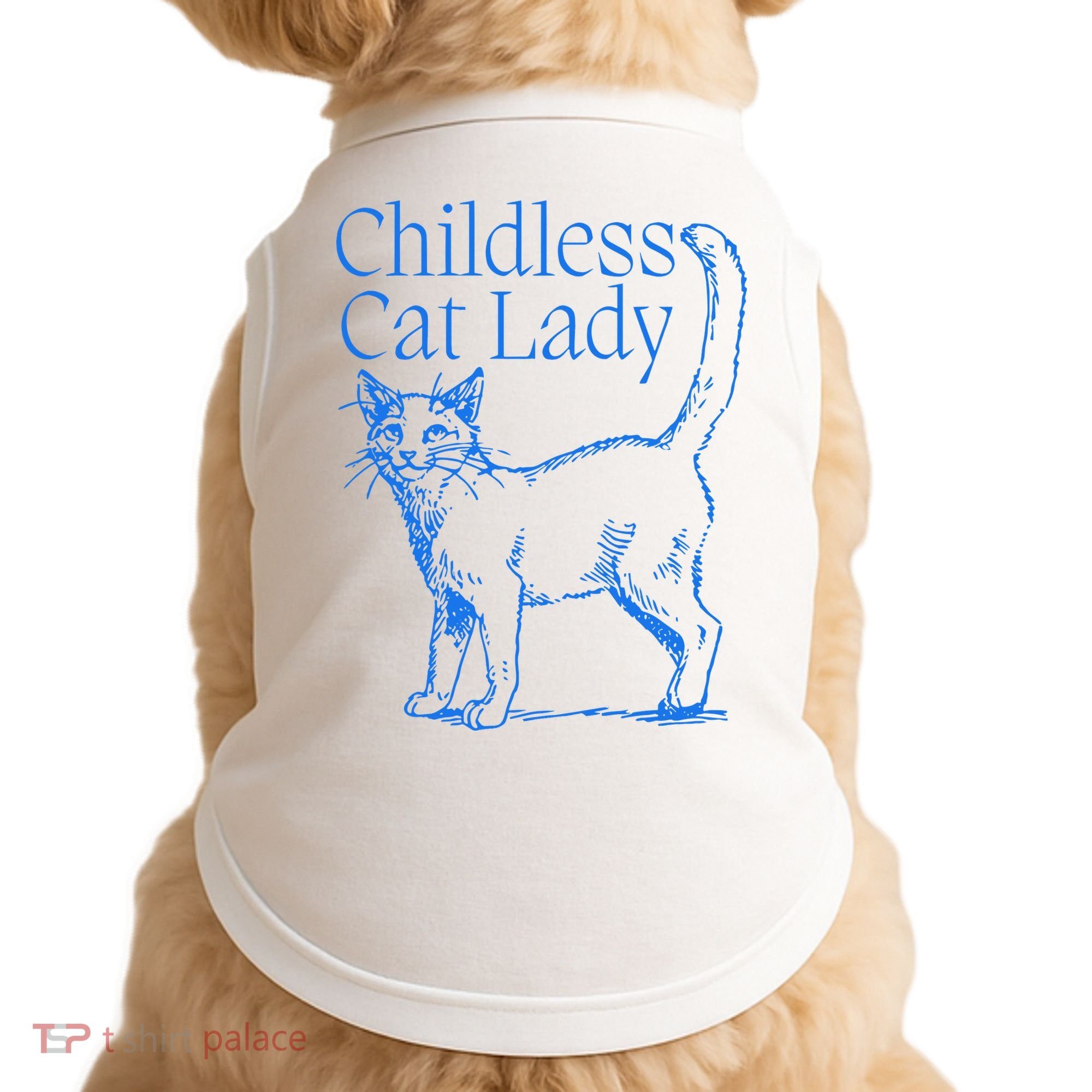 Meidastouch Childless Cat Lady Doggie Tank