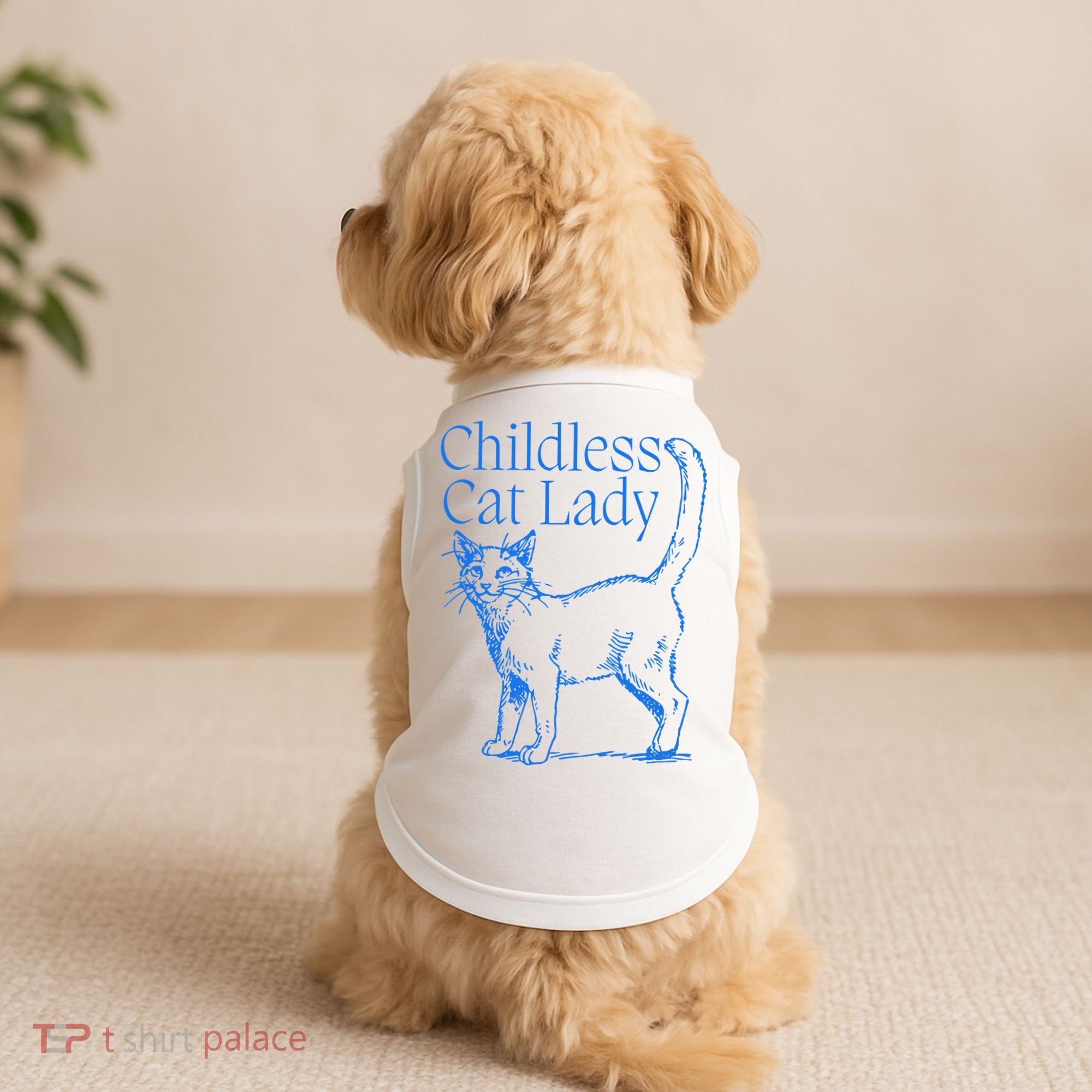 Meidastouch Childless Cat Lady Doggie Tank