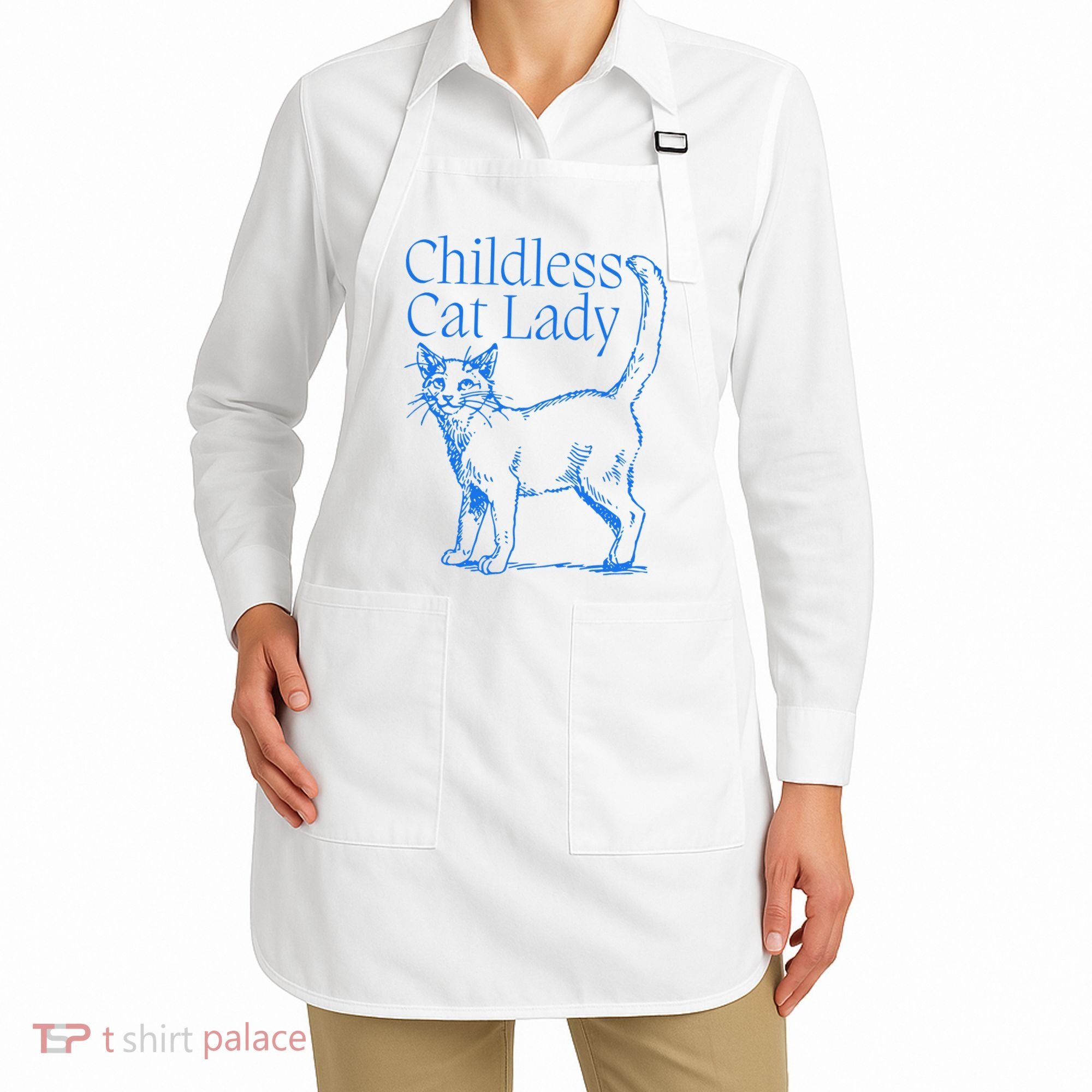 Meidastouch Childless Cat Lady Apron