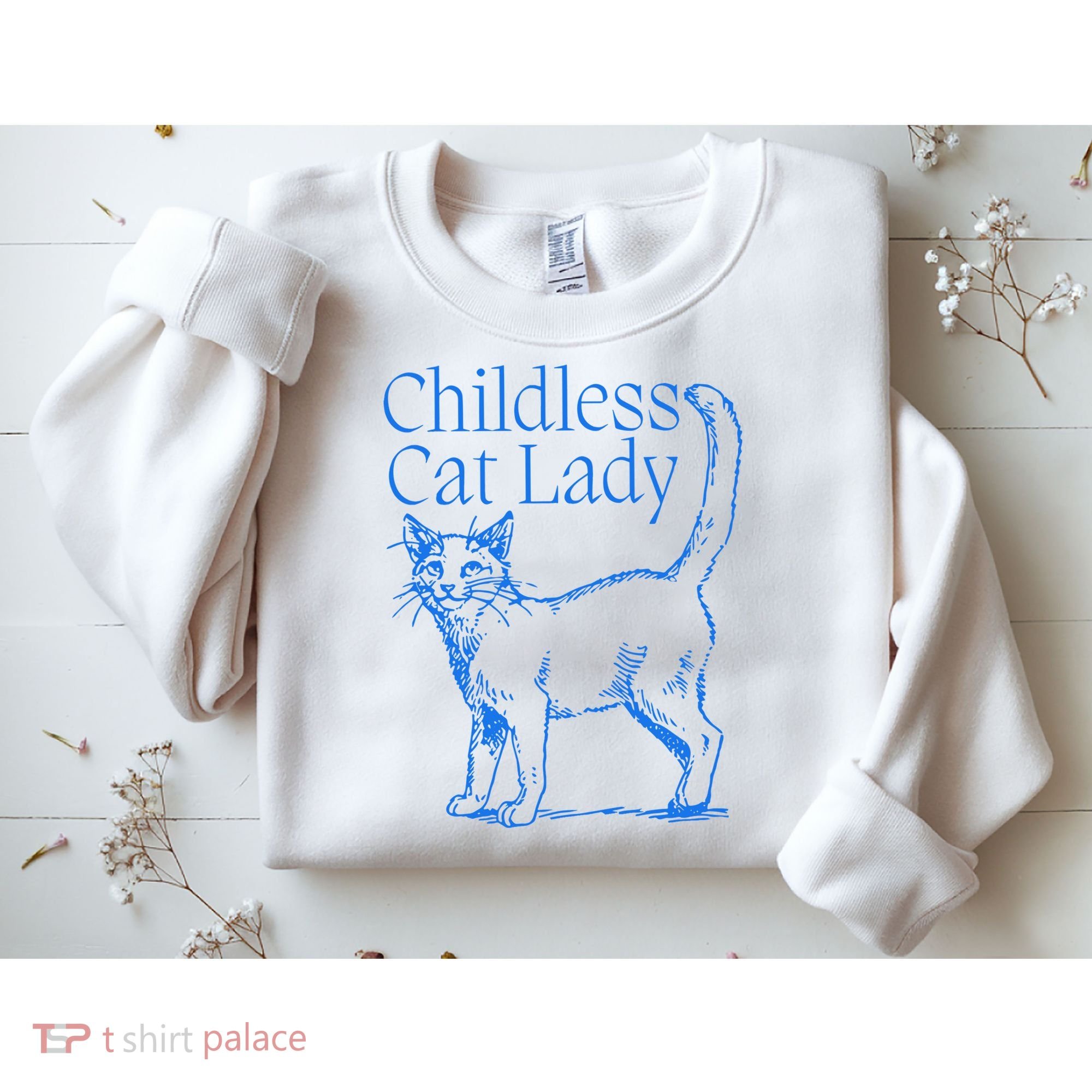 Meidastouch Childless Cat Lady Sweatshirt