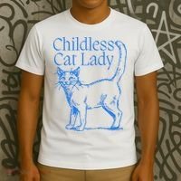 Meidastouch Childless Cat Lady T-Shirt thumb 3
