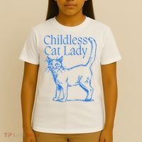 Meidastouch Childless Cat Lady T-Shirt thumb 4