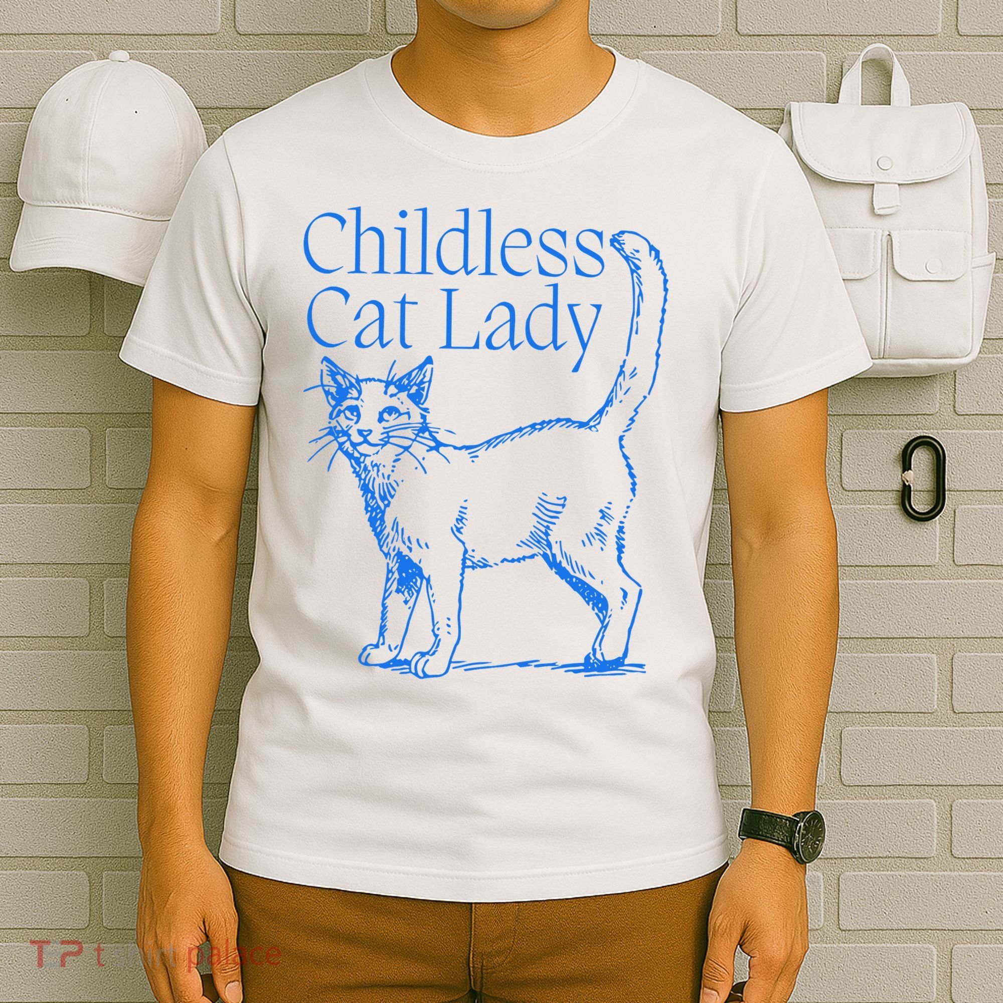 Meidastouch Childless Cat Lady T-Shirt
