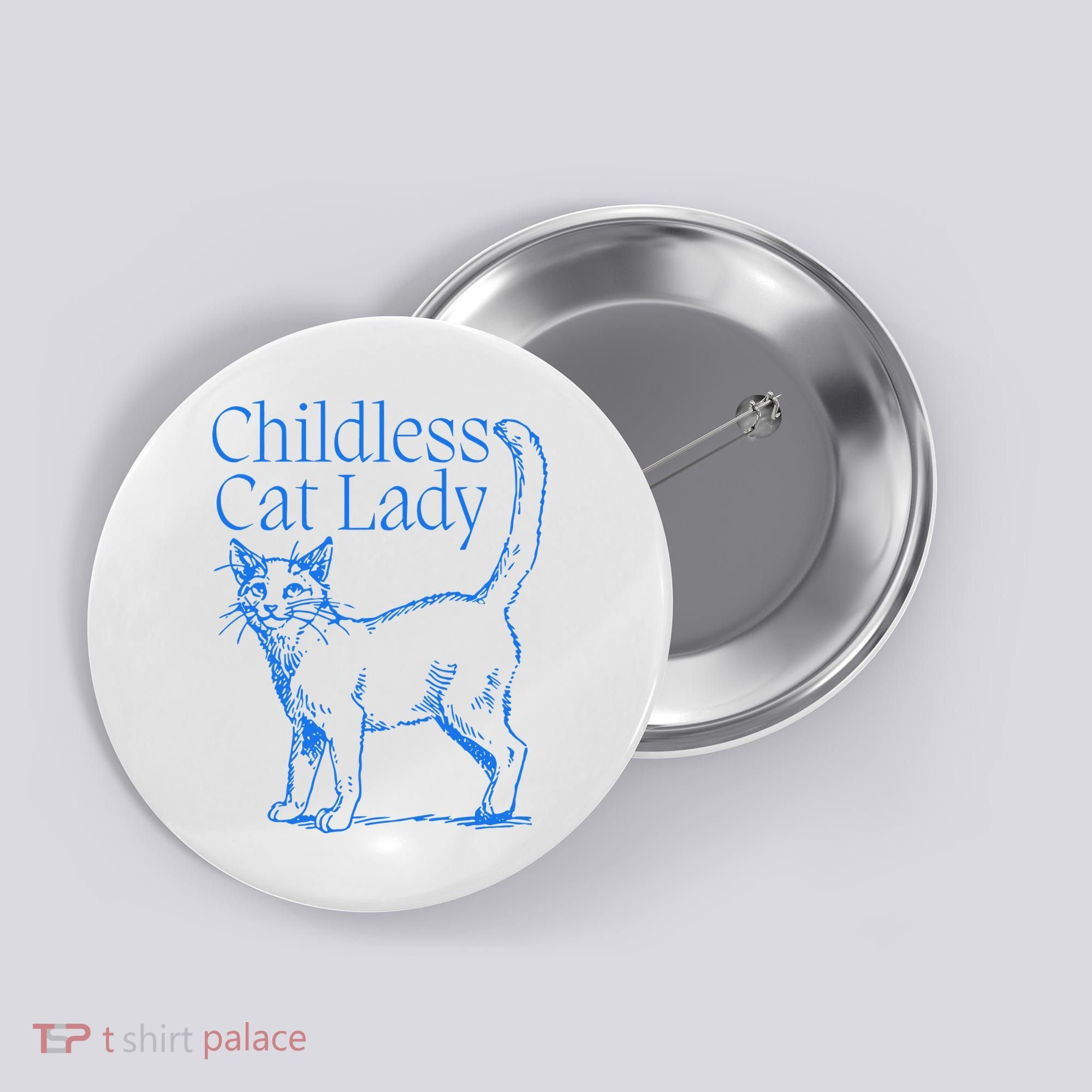 Meidastouch Childless Cat Lady Button