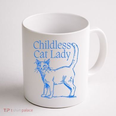 Meidastouch Childless Cat Lady Coffee Mug back