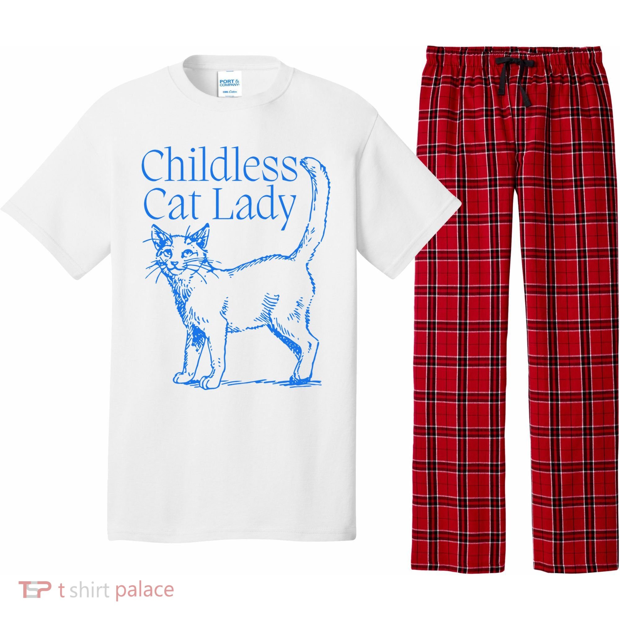 Meidastouch Childless Cat Lady Pajama Set