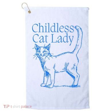 Meidastouch Childless Cat Lady Golf Towel