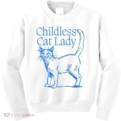 Meidastouch Childless Cat Lady Kids Sweatshirt