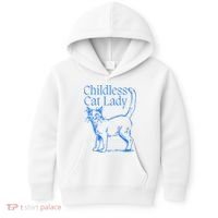 Meidastouch Childless Cat Lady Kids Hoodie thumb 0