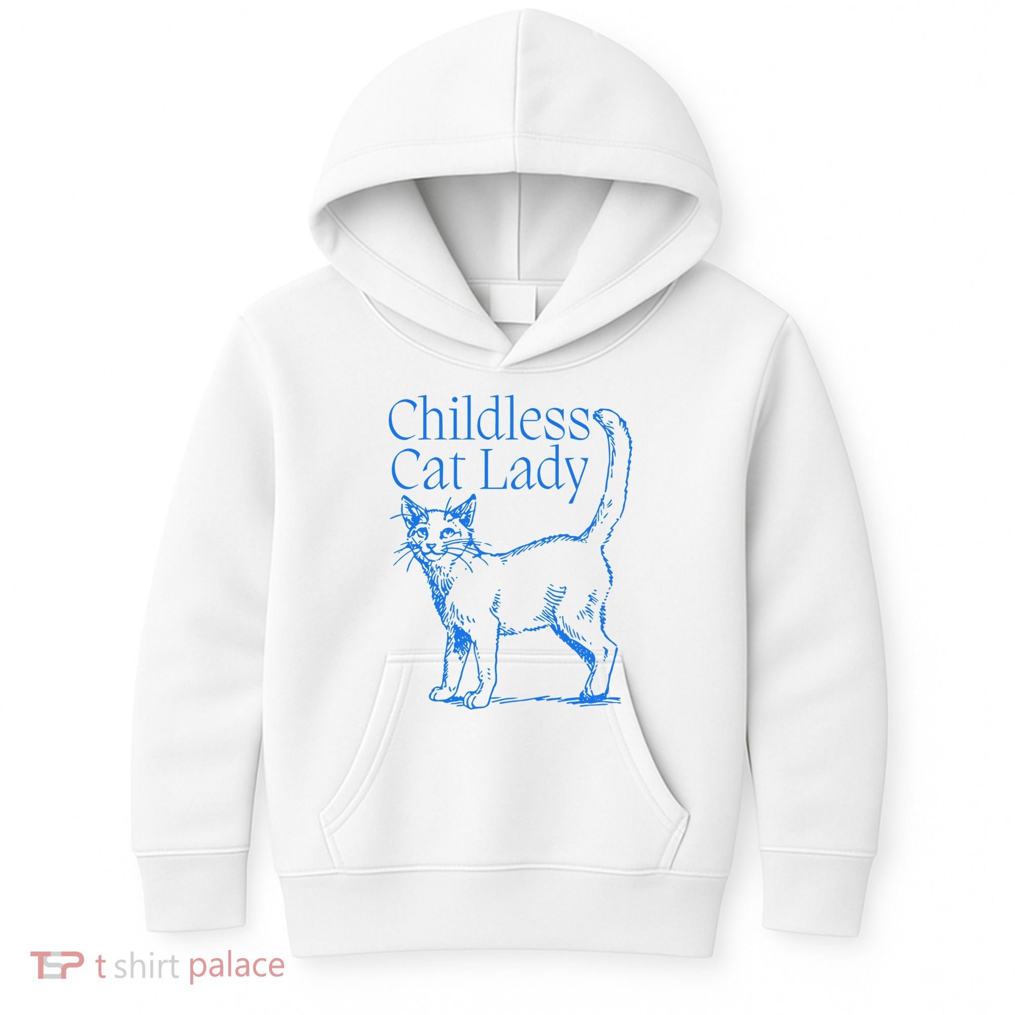 Meidastouch Childless Cat Lady Kids Hoodie