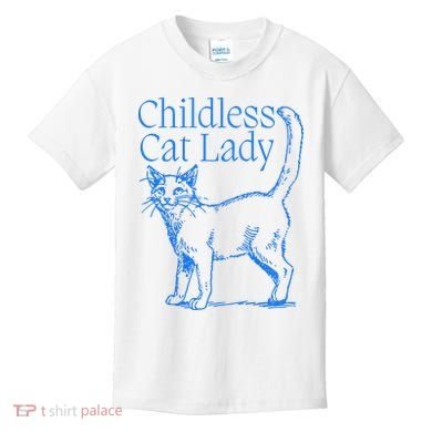 Meidastouch Childless Cat Lady Kids T-Shirt