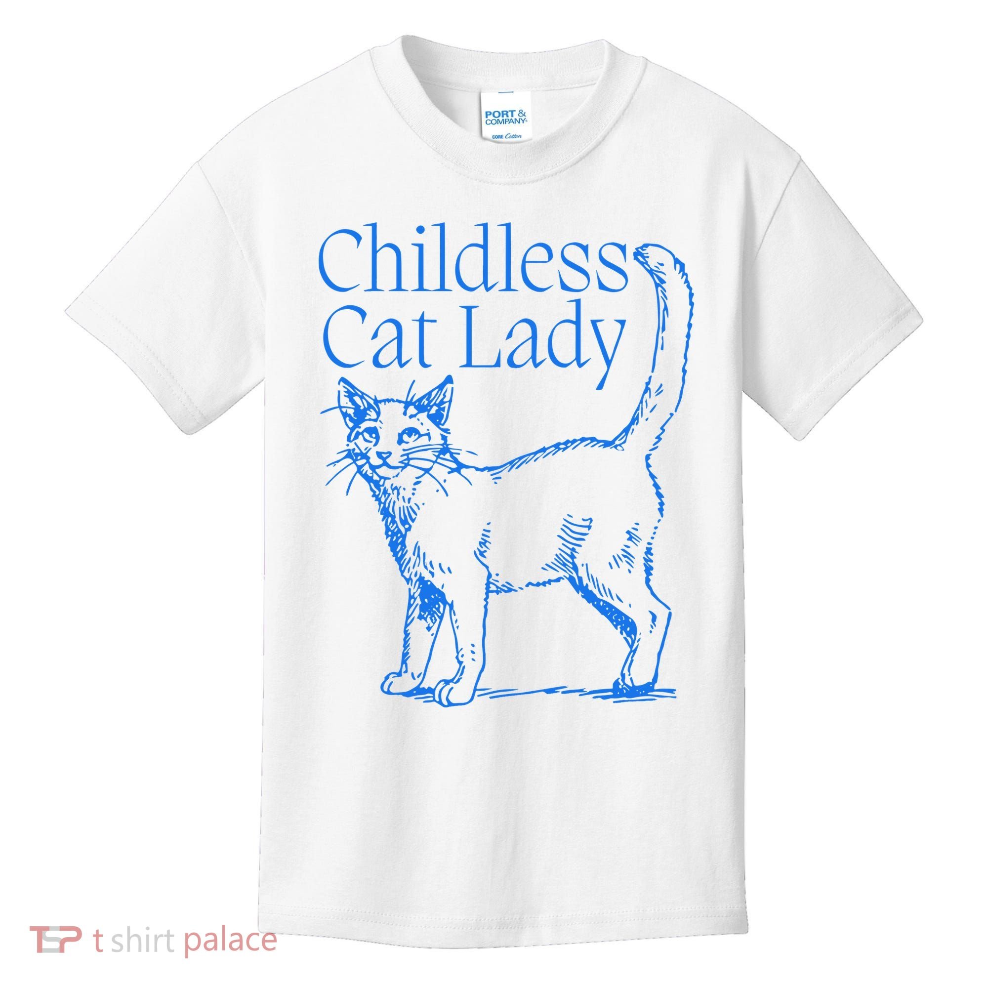 Meidastouch Childless Cat Lady Kids T-Shirt