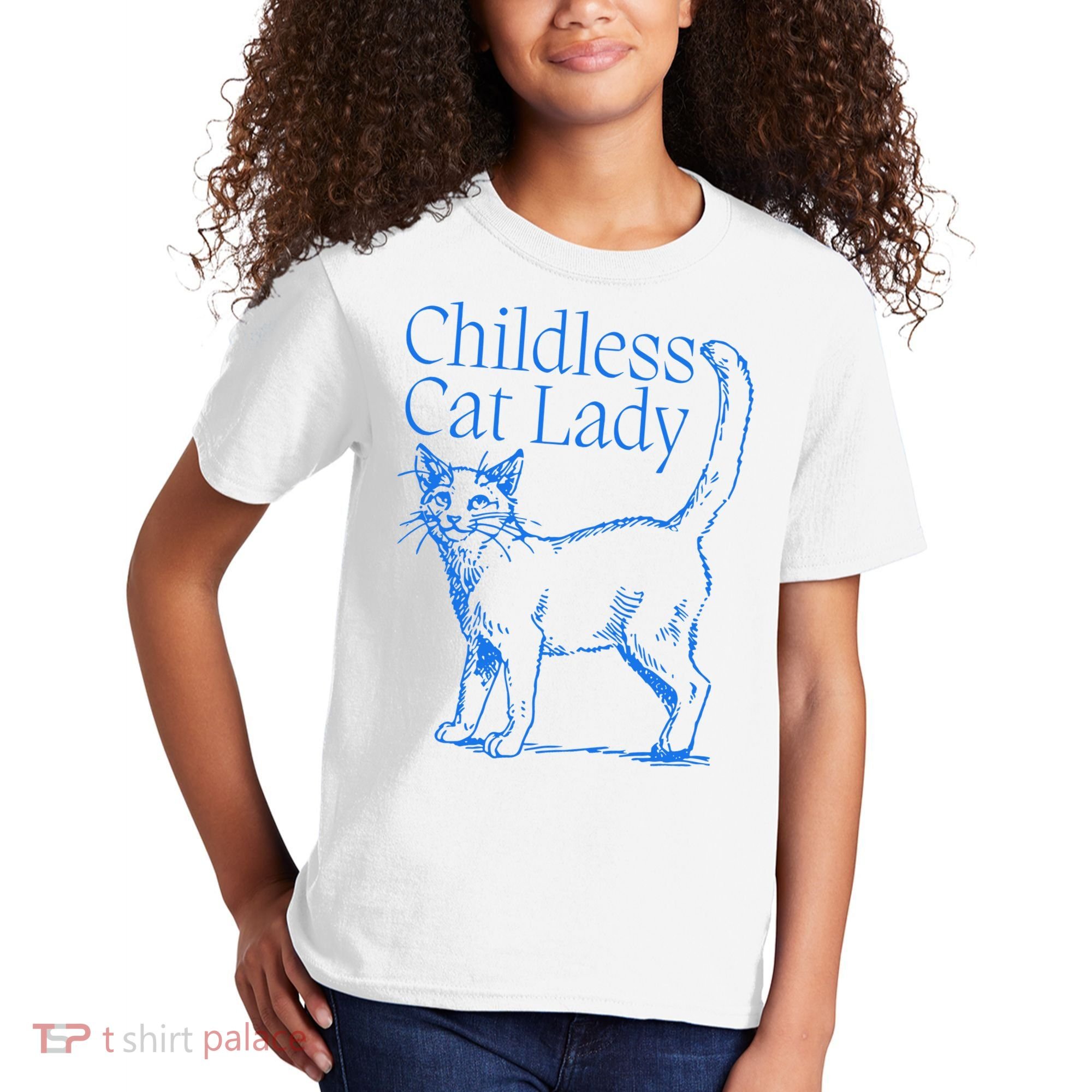 Meidastouch Childless Cat Lady Kids T-Shirt