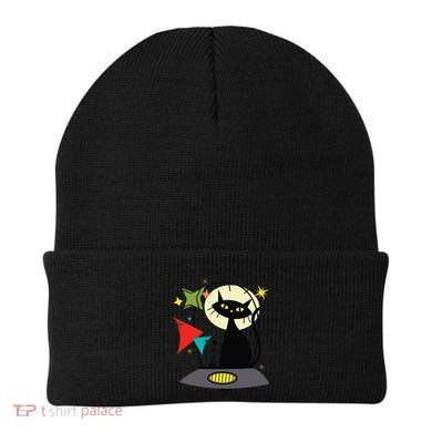 Mid Century Cat Retro Atomic Age Space Modern 50s 60s Beanie