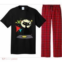 Mid Century Cat Retro Atomic Age Space Modern 50s 60s Pajama Set thumb 0