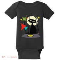 Mid Century Cat Retro Atomic Age Space Modern 50s 60s Baby Bodysuit thumb 0