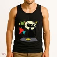 Mid Century Cat Retro Atomic Age Space Modern 50s 60s Tank Top thumb 3