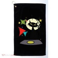 Mid Century Cat Retro Atomic Age Space Modern 50s 60s Golf Towel thumb 0