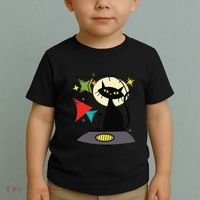 Mid Century Cat Retro Atomic Age Space Modern 50s 60s Toddler T-Shirt thumb 2