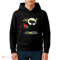 Mid Century Cat Retro Atomic Age Space Modern 50s 60s Kids Hoodie thumb 4