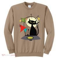 Mid Century Cat Retro Atomic Age Space Modern 50s 60s Sweatshirt thumb 0
