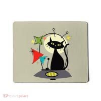 Mid Century Cat Retro Atomic Age Space Modern 50s 60s Mousepad thumb 0