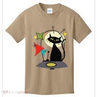 Mid Century Cat Retro Atomic Age Space Modern 50s 60s Kids T-Shirt thumb 0