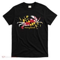 Maryland Crab Cute State Pride Flag T-Shirt thumb 0