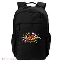 Maryland Crab Cute State Pride Flag Backpack thumb 0