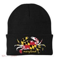 Maryland Crab Cute State Pride Flag Beanie thumb 0