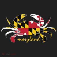 Maryland Crab Cute State Pride Flag Tumbler thumb 3