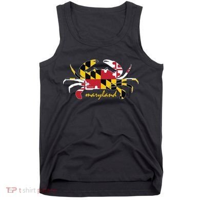 Maryland Crab Cute State Pride Flag Tank Top