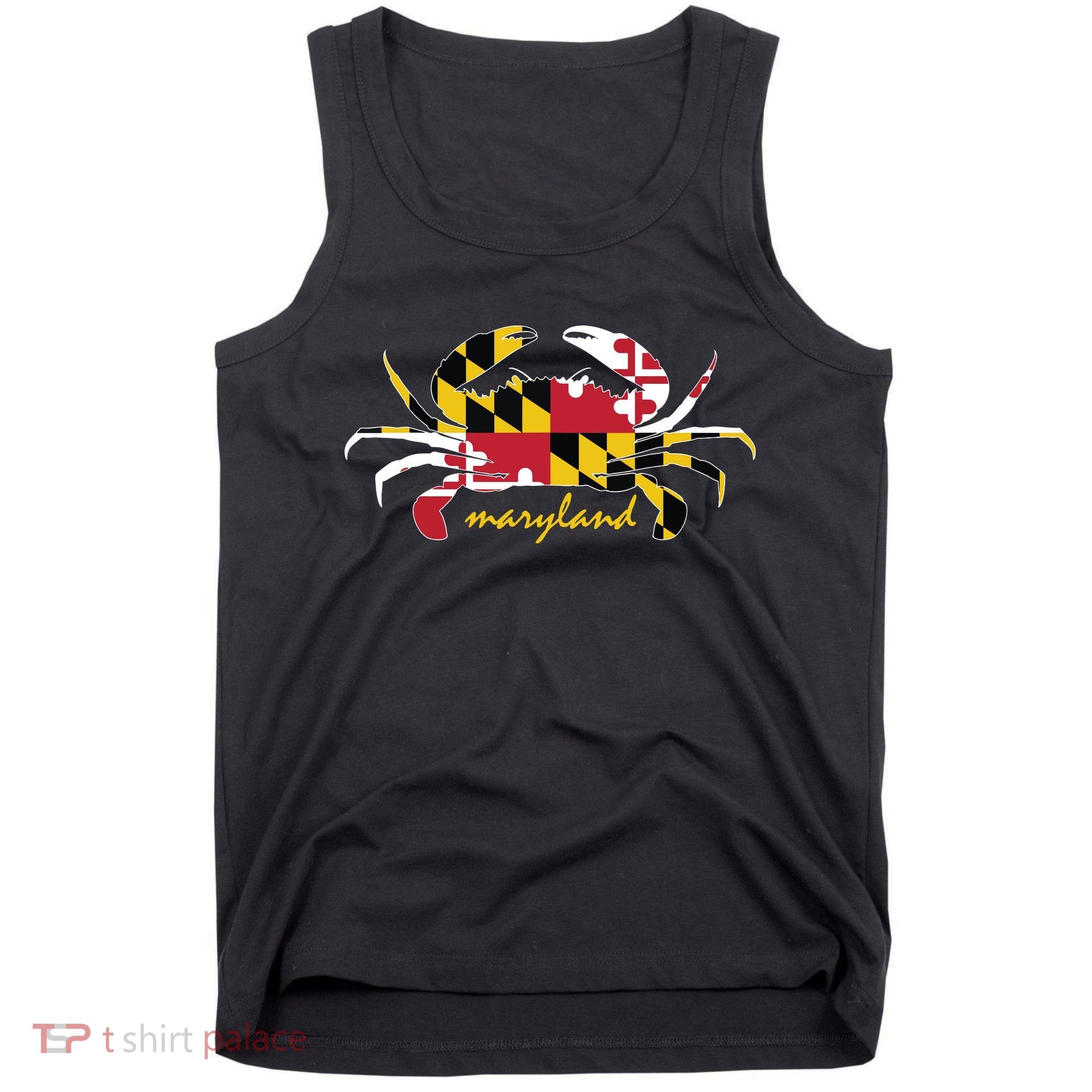 Maryland Crab Cute State Pride Flag Tank Top