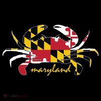 Maryland Crab Cute State Pride Flag Women's T-Shirt thumb 6
