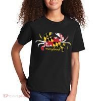Maryland Crab Cute State Pride Flag Kids T-Shirt thumb 2