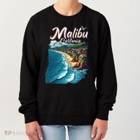 Malibu California Coastal Scenic Beach Women's Sweatshirt thumb 0