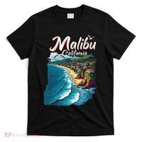 Malibu California Coastal Scenic Beach T-Shirt thumb 0