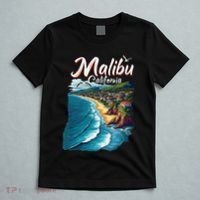 Malibu California Coastal Scenic Beach T-Shirt thumb 5