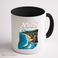 Malibu California Coastal Scenic Beach Coffee Mug thumb 1