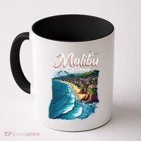 Malibu California Coastal Scenic Beach Coffee Mug thumb 0