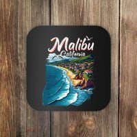 Malibu California Coastal Scenic Beach Coaster thumb 0