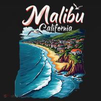 Malibu California Coastal Scenic Beach Women's Hoodie thumb 2