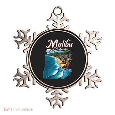 Malibu California Coastal Scenic Beach Ornament