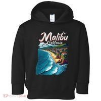 Malibu California Coastal Scenic Beach Toddler Hoodie thumb 0