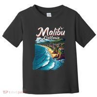 Malibu California Coastal Scenic Beach Toddler T-Shirt thumb 0