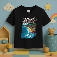 Malibu California Coastal Scenic Beach Toddler T-Shirt thumb 3