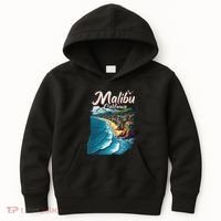 Malibu California Coastal Scenic Beach Kids Hoodie thumb 0
