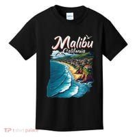 Malibu California Coastal Scenic Beach Kids T-Shirt thumb 0