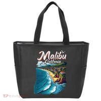 Malibu California Coastal Scenic Beach Tote Bag thumb 0